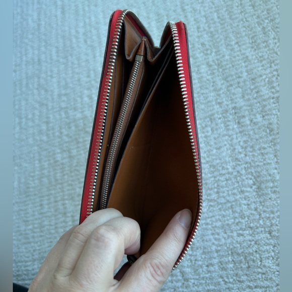 Louis Vuitton Cherry Red Zipper Wallet - Picture 9 of 16